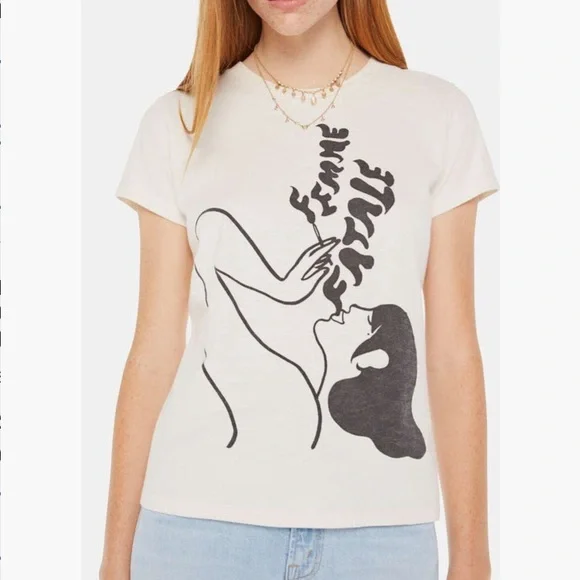 MOTHER Femme Fatale tee, size XS - Picture 1 of 5